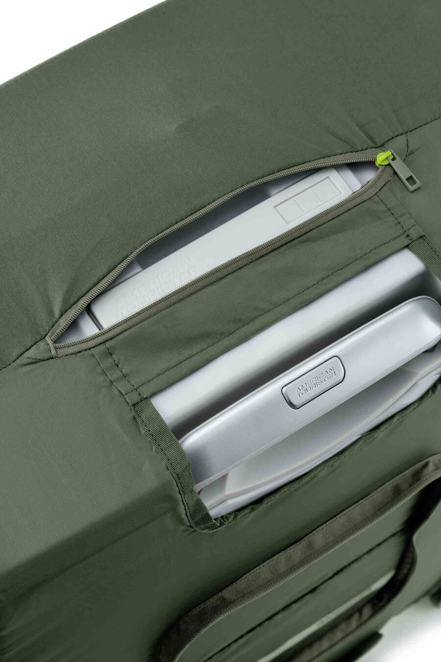 TRAVEL ACCESSORIES FOLDABLE LUGGAGE COVER MEDIUM (FITS 60-66CM*)  hi-res | American Tourister