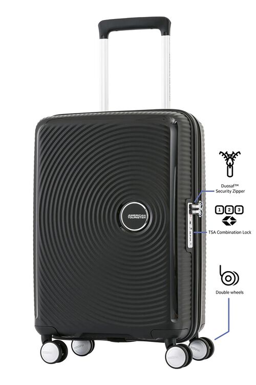 CURIO 2 CARRY-ON SMALL 55CM SUITCASE EXPANDABLE  hi-res | American Tourister