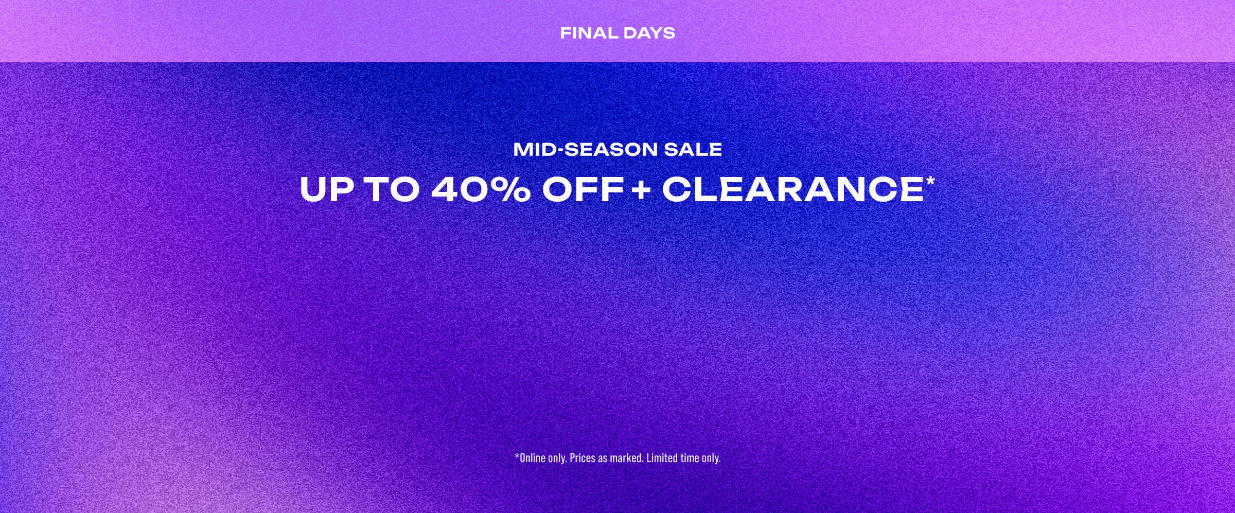 Mid Season Sale