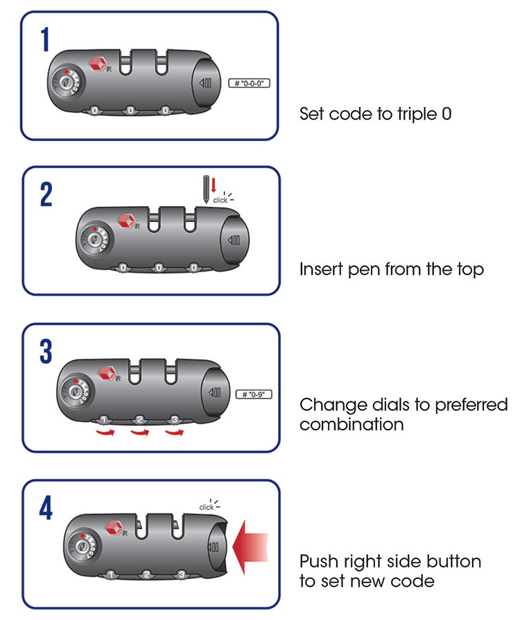 Lock Instructins | American Australia