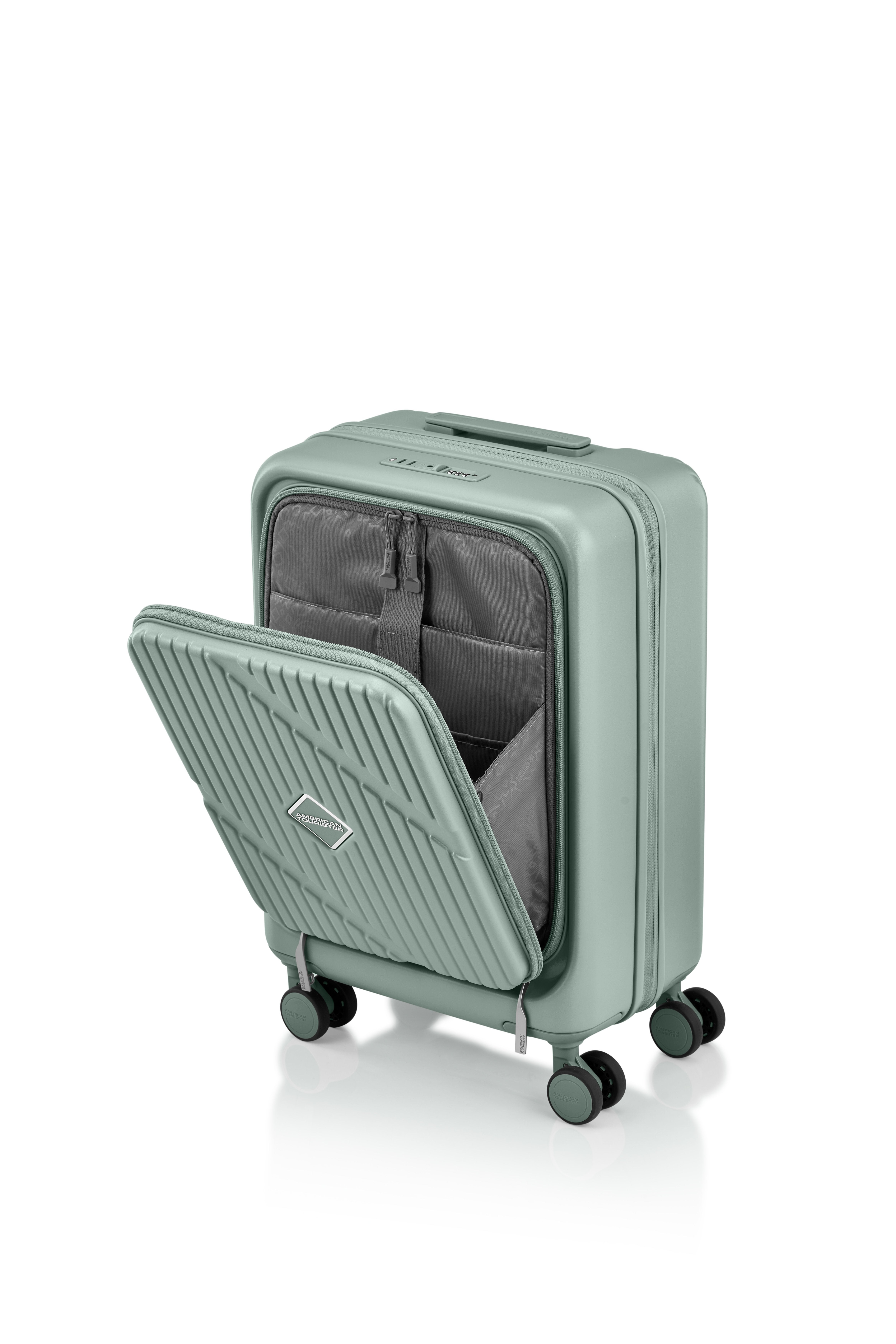 VELOX CARRY-ON SMALL SUITCASE 54CM EXPANDABLE BOOK-OPENING  usp | American Tourister